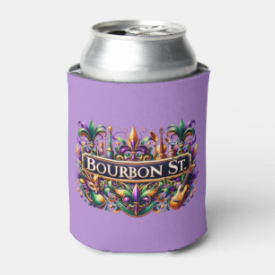 Porta-lata Copo Térmico de Mardi Gras