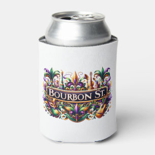 Porta-lata Copo Térmico de Mardi Gras