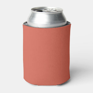 Porta-lata Cor Damask Vermelho Sólido 