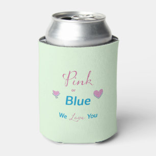 Porta-lata Cor-de-rosa ou azul, nós amamos sua revelação de g