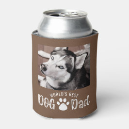 Porta-lata Cor Personalizada do MELHOR PAI DE CACHORRO 2