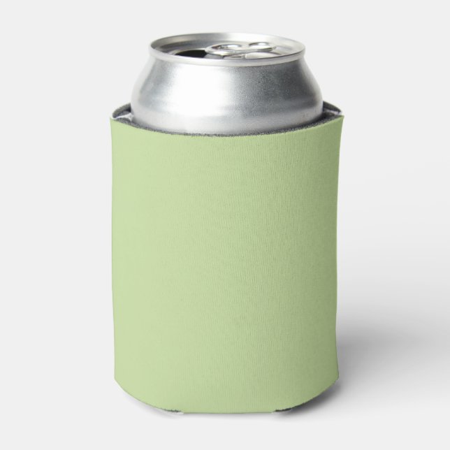 Porta-lata Cor Sólida Verde Maçã Pastel (Can Front)