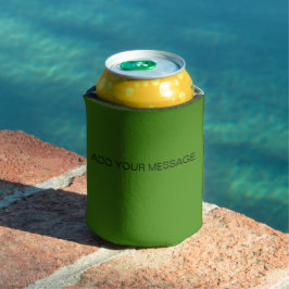 Porta-lata Cor Sólido Verde Claro