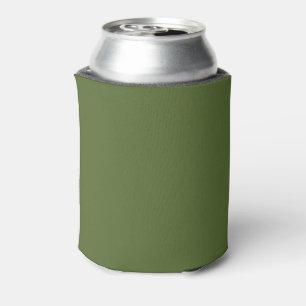 Porta-lata cor verde azeitona escuro