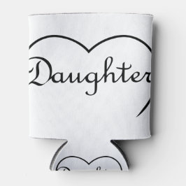 Porta-lata Coração da filha