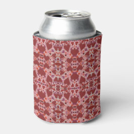 Porta-lata Corações Vermelho e Rosa