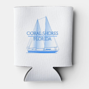Porta-lata Coral Shores Costeira Navegador Náutico