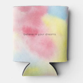 Porta-lata Corante Azul Amarelo-Rosa Menor