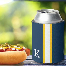 Porta-lata Cores azuis/Milho/Faculdade de distribuição branca