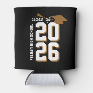 Porta-lata Cores da Escola Grad BLACK FAVOR COOZIE PERSONALIZ