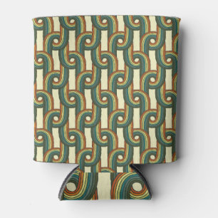 Porta-lata Cores de malha: padrão uniforme desenhado à mão.