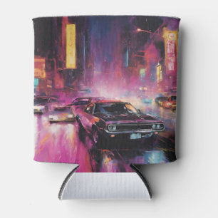 Porta-lata Corrida noturna em Vibrant City