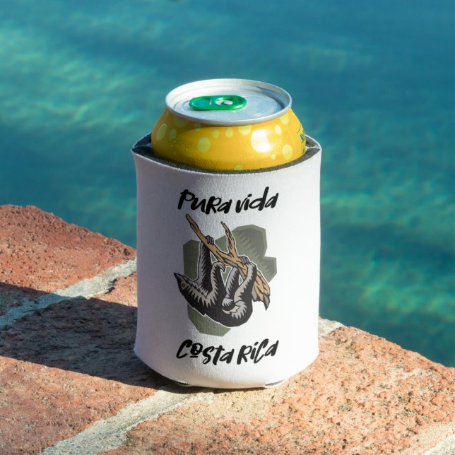 Porta-lata Costa Rica Souvenir Pura Vida Sloth (Piscina in situ)