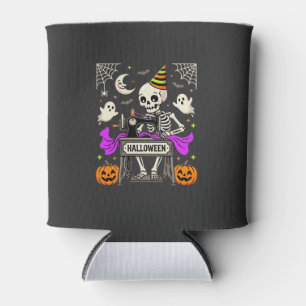 Porta-lata Costura de Halloween Esqueleto Fantasma Assustador