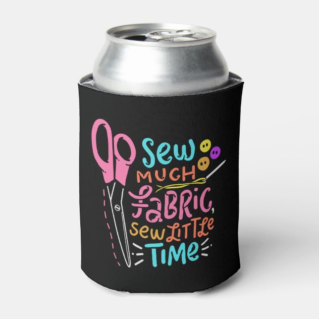 Porta-lata Costura Engraçada - Pouca Tecido (Can Front)