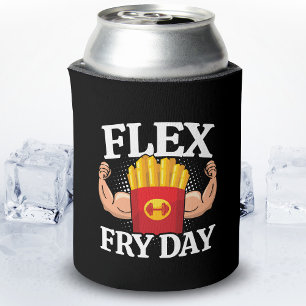 Porta-lata Cota Malhação Engraçada - Gym Pun - Flex Friday Pu