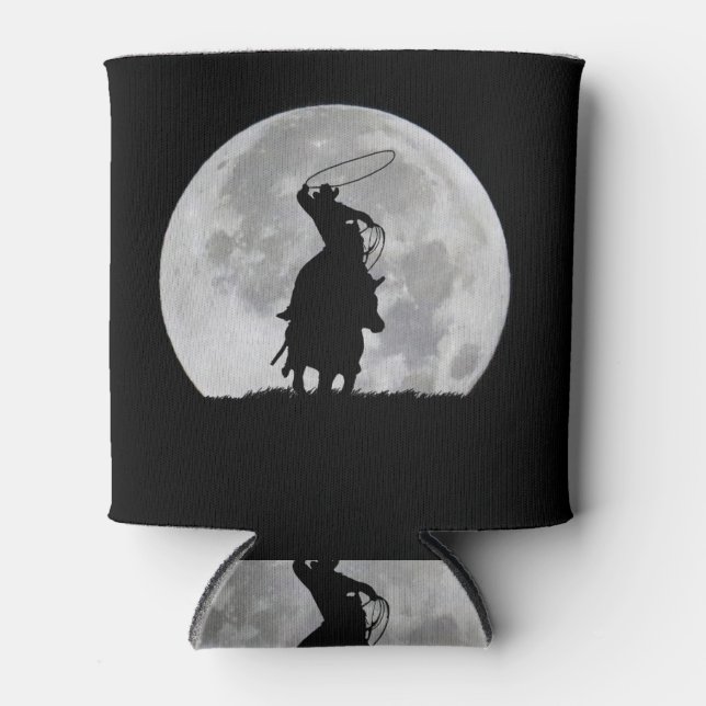 Porta-lata Country Western Ropboy e Steer Moon (Frente)