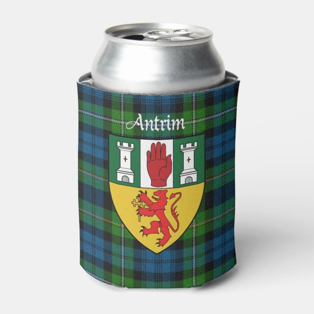 Porta-lata County Antrim Xadrez Can Cooler (Can Front)