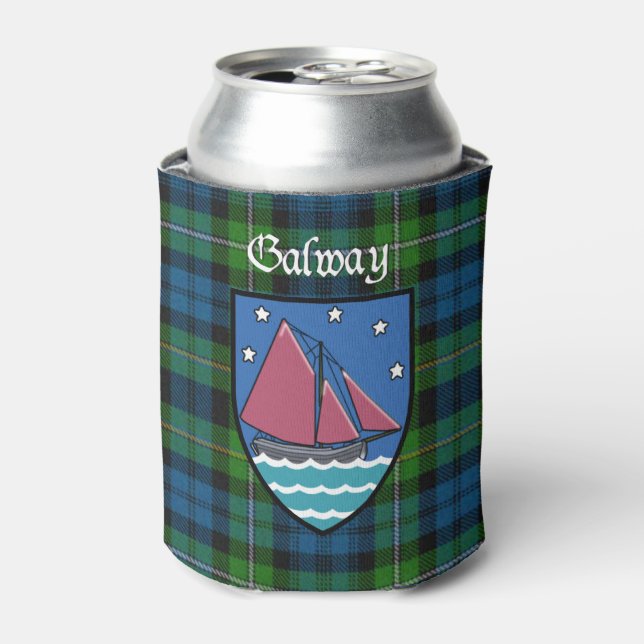 Porta-lata County Galway Can Cooler (Can Front)