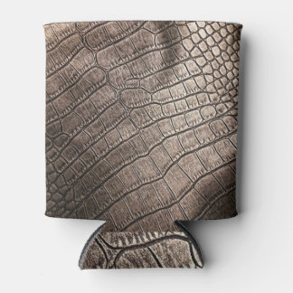 Porta-lata Couro Elegante Fechado: Padrão Texturizado