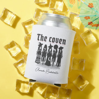 Porta-lata coven gothic witchy bachelorette party custom name