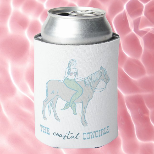 Porta-lata Cowgirl costeira Baderlante sereia (Criador carregado)