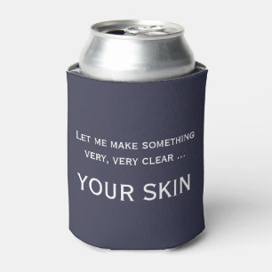 Porta-lata Cozie engraçado do dermatologista do esthetician