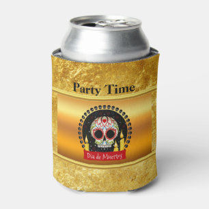 Porta-lata Crânio de açúcar crescendo intimidando e assust