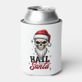 Porta-lata Crânio de Esqueleto do Papai Noel Antichrist Funny