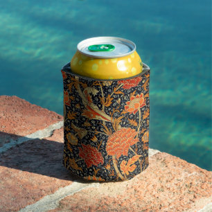Porta-lata Cray, um belo design William Morris,