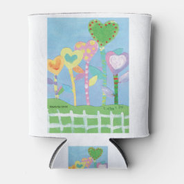Porta-lata CriançasArt para COC - Corações com Cerca de Picke