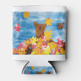 Porta-lata CriançasArt para COC - Folhas de queda