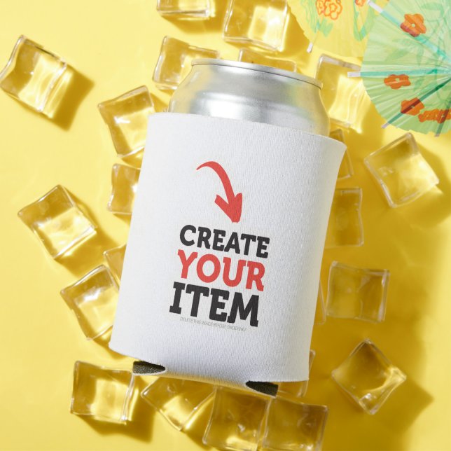 Porta-lata CRIE-O-SEU-MESMO DIY Design personalizado de uploa (Verão in situ)