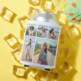 Porta-lata Crie Sua Própria Colagem de 5 Fotos