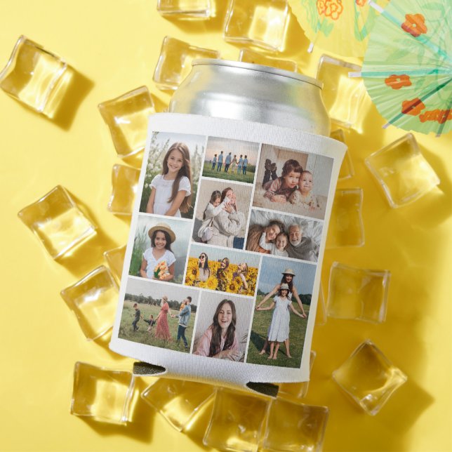 Porta-lata Crie sua própria colagem de fotos (Verão in situ)