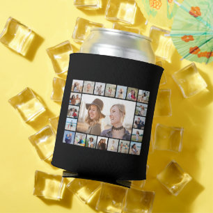 Porta-lata Crie Sua Própria Colagem de Fotos 21 Cor Editável