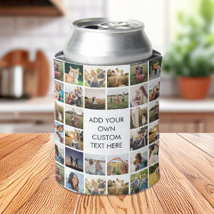 Porta-lata Crie Sua Própria Colagem de Fotos Personalizada