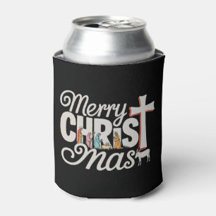 Porta-lata Cristo Mas Natal Cristão Jesus Natal feliz