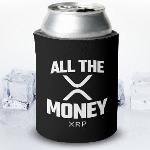 Porta-lata Crypto Meme - XRP Cryptocurrency - Todo O Dinheiro
