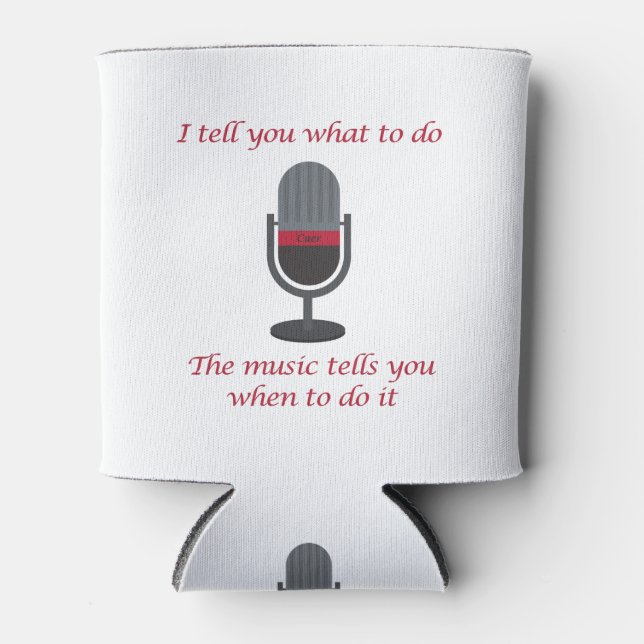 Porta-lata Cuer's Can Cooler/Coozie de 12 oz (Frente)