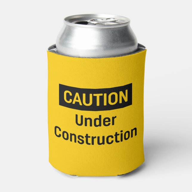 Porta-lata CUIDADO Em Construção (Can Front)