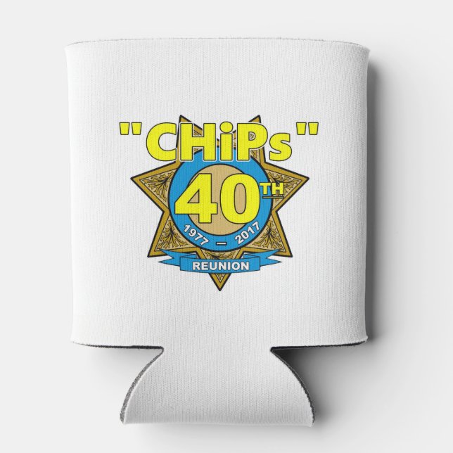 Porta-lata Cuphold de 40 anos do CHiPs (Traseira)