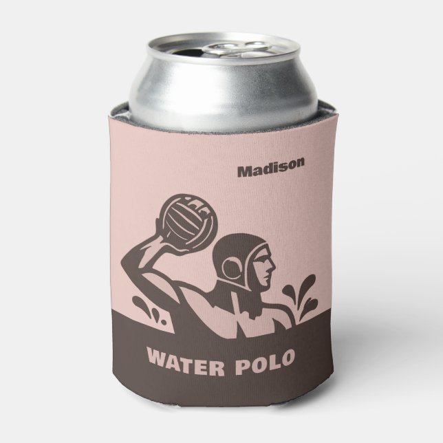 Porta-lata Custom Name Water Polo (Can Front)