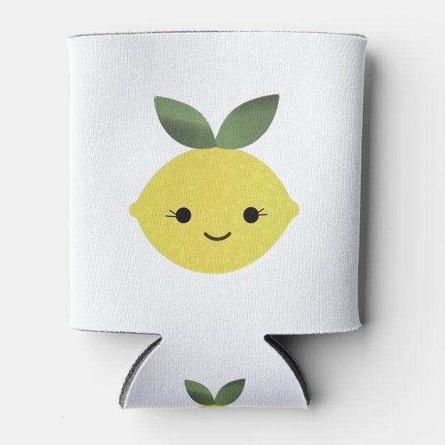 Porta-lata Cute Kawaii Lemon (Frente)