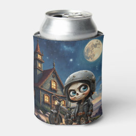 Porta-lata Cute Skull Biker | Passeio ao Luar pelo Deserto