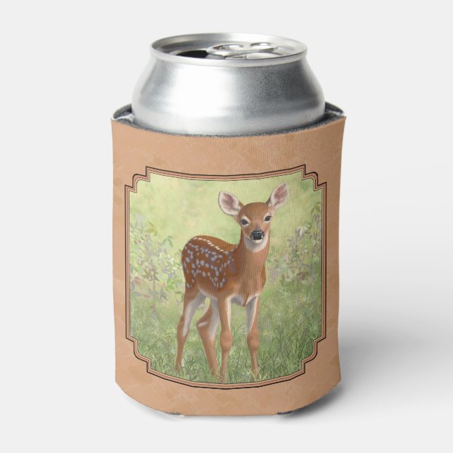 Porta-lata Cute Whitetail Fawn (Can Front)