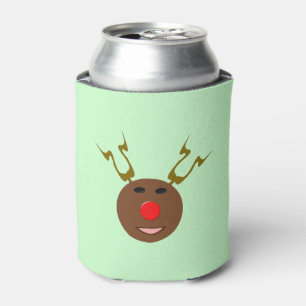 Porta-lata Cyber Christmas Reindeer Can Cooler