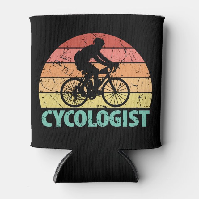 Porta-lata Cycologist Funny Cycling (Frente)