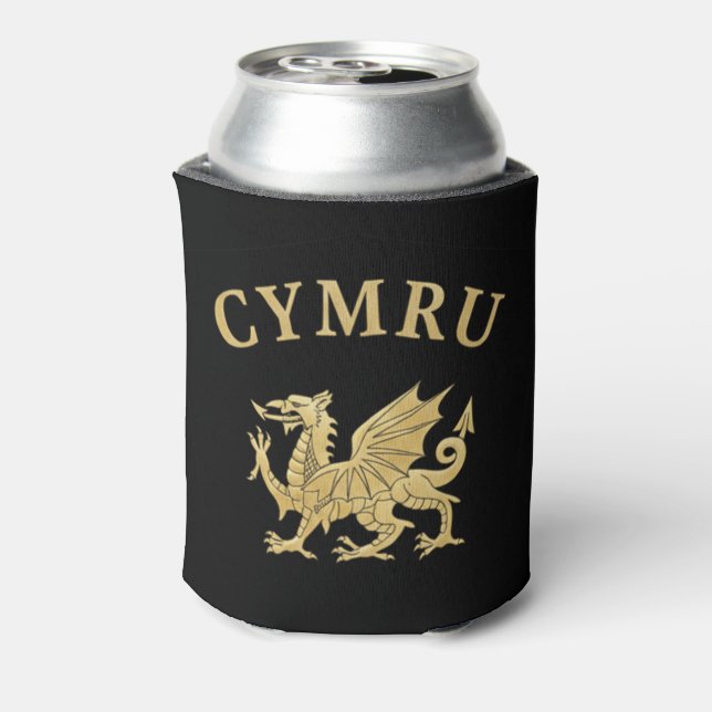 Porta-lata Cymru Shield (Can Back)