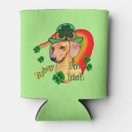Porta-lata Dachshund Dia de São Patrício Gifes